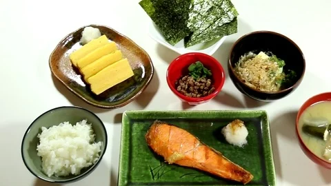 Japanese Breakfast Stock Footage 84000364