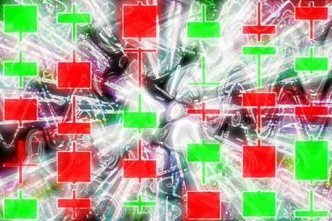 Japanese Candlesticks Stock Illustration