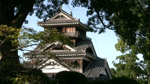 Japanese Castle Video stock 603499