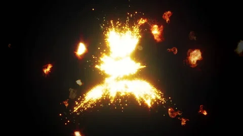 Japanese character count down opening intro animation Stock Footage 171312700