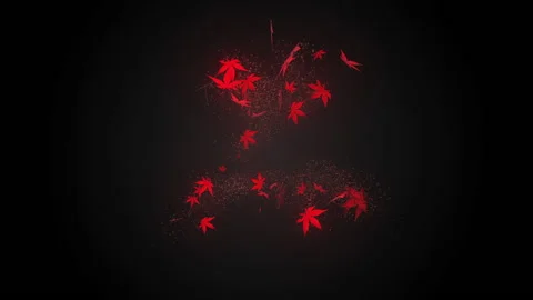 Japanese character count down opening intro animation Stock Footage 171312929