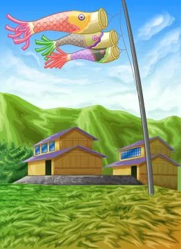 Japanese children's day Stock Illustration