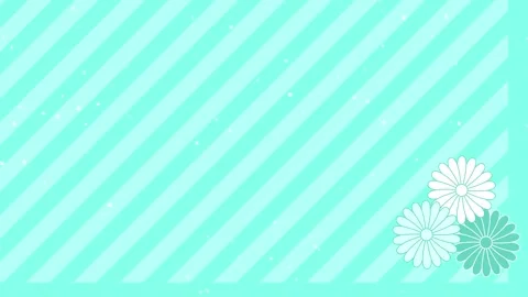 Japanese Chrysanthemum Stripe Pattern With Falling Confetti 스톡 동영상 335668357