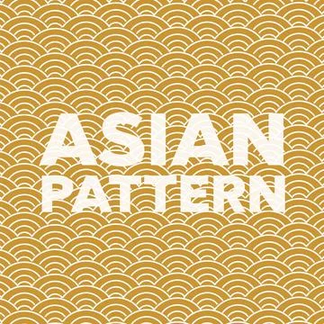 Japanese circle vector pattern. Sea japan pattern vector Stock Illustration