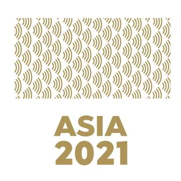 Japanese circle vector pattern. Wave pattern. Sea japan pattern vector Illustrazione stock