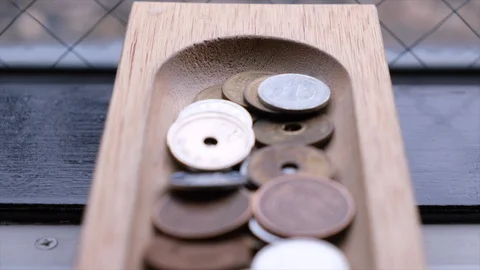 Japanese Coin Video stock 101226526