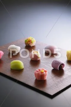 Japanese confectionery Stock Photos
