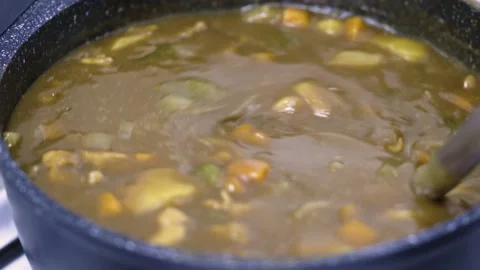 Japanese curry 스톡 동영상 195080907