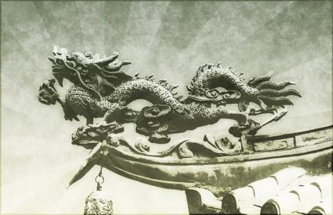 Japanese dragon Stock Illustration