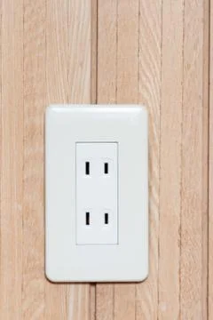 Japanese electric power socket Stock Photos