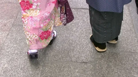 Japanese feet | Stock Video | Pond5