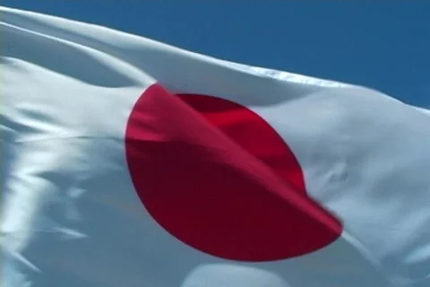 Japanese Flag 2 스톡 동영상 137154