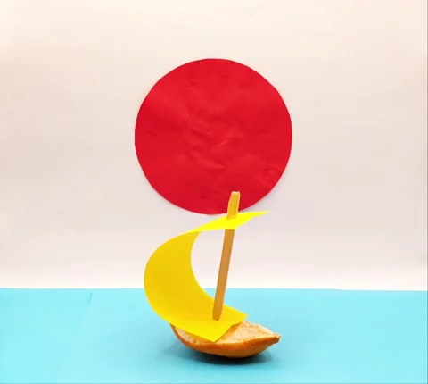 Japanese flag and ship 動画素材 335082789