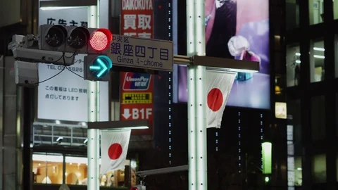 Japanese Flag Video stock 82279911