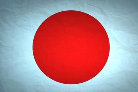 Japanese flag Stock Illustration