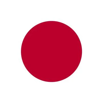 Japanese flag Stock Illustration