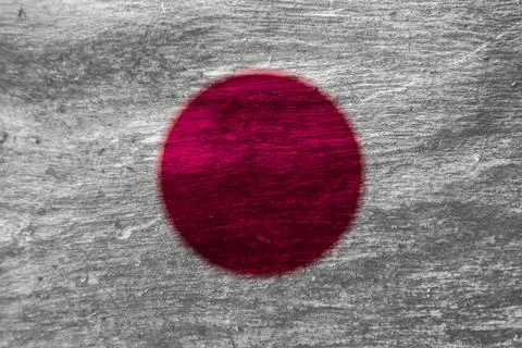Japanese flag texture as background Stock Photos