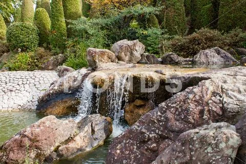 Japanese garden Stock Photos