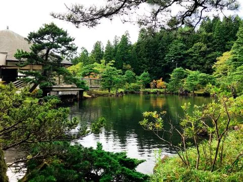Japanese garden Stock Photos