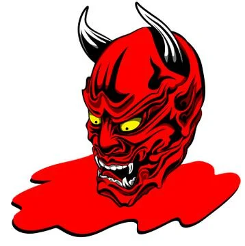 Japanese ghost, mascot  vector Stock Illustration