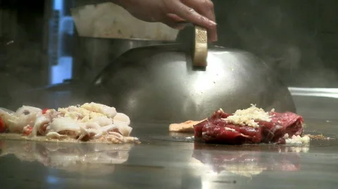 Japanese grill Stock Footage 808919