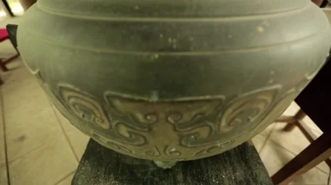 Japanese incense in a temple Stock Footage 55654722