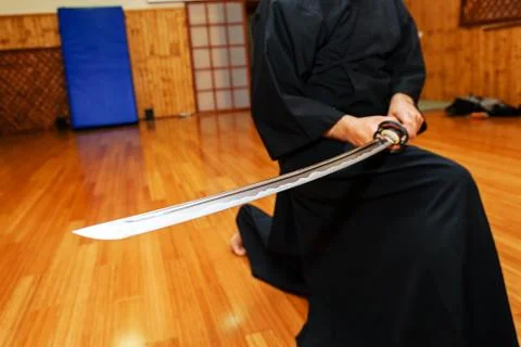 Japanese katana sword Stock Photos