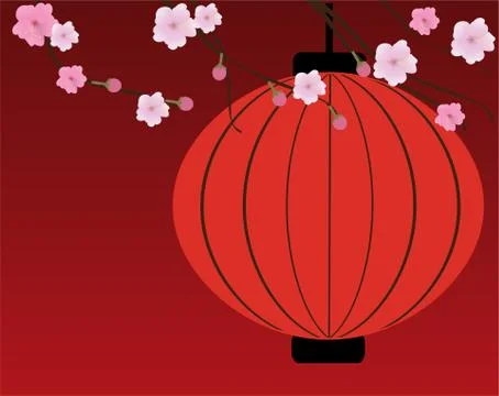 Japanese Lantern Stock Illustration