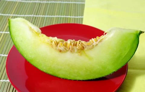 Japanese melon fruit Stock Photos