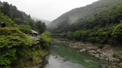 Japanese Mountain Valley 動画素材 92000377