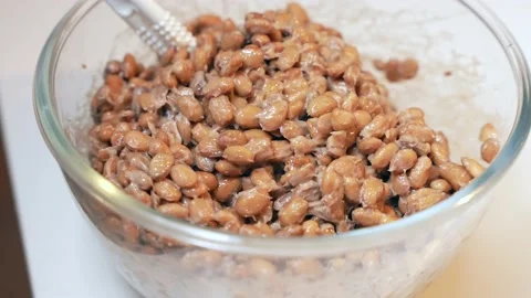 Japanese Natto Stock Footage 147570134