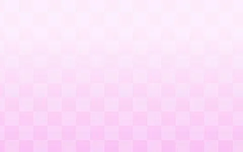 Japanese Pattern, Checkered, Gradation, Spring Stock Illustration