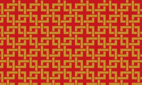 Japanese pattern corner connection Stock Illustration