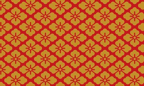 Japanese pattern Hanabishi Stock Illustration