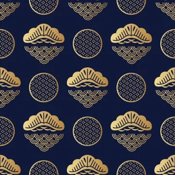 Japanese pattern Stock Illustration