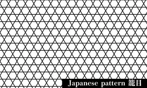 Japanese pattern Illustrazione stock