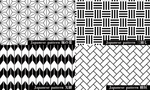 Japanese pattern Stock Illustration