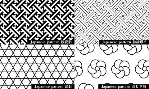Japanese pattern Stock Illustration