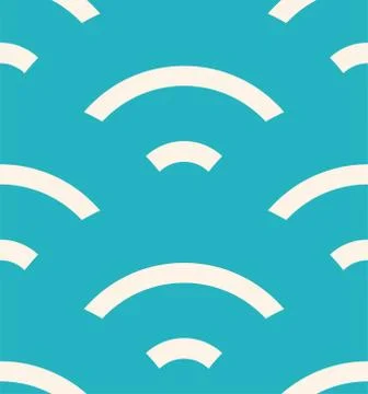 Japanese pattern of waves Stock Illustration
