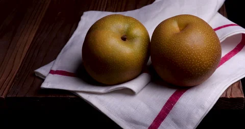 Japanese pear Stock Footage 156268147