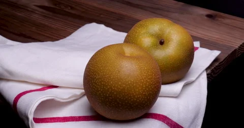 Japanese pear Stock Footage 157796820