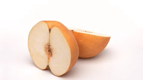 Japanese pear Stock Footage 314631438