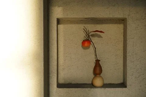 Japanese persimmon 库存照片