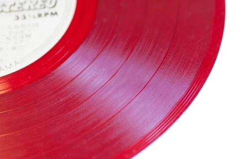 Japanese red retro vinyl Stock Photos