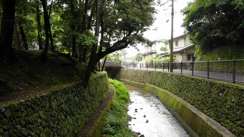 Japanese River Drone 動画素材 92000528