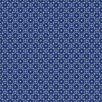 Japanese Sashiko Seamless Vector Patterns. Asian Embroidery Motifs. Abstrac.. Stock Illustration