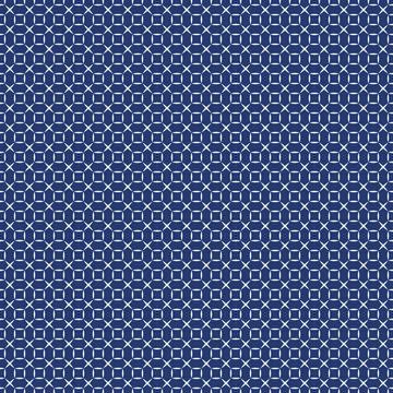 Japanese Sashiko Seamless Vector Patterns. Asian Embroidery Motifs. Abstrac.. Stock Illustration