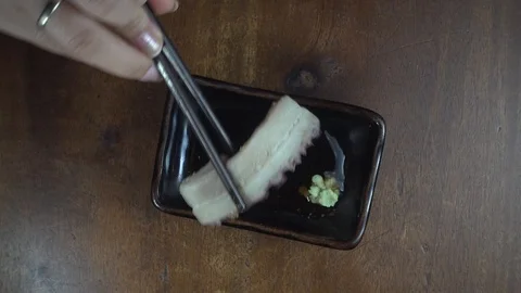 Japanese sashimi Video stock 116667430