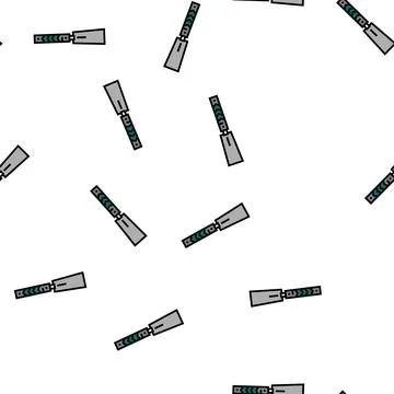 Japanese saw carpenter accessory vector seamless pattern Stock Illustration