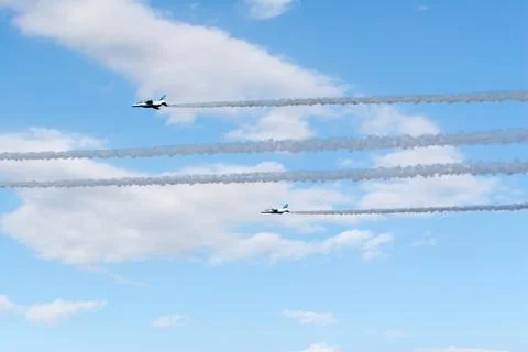 Japanese Self Defence Air show Stock Photos